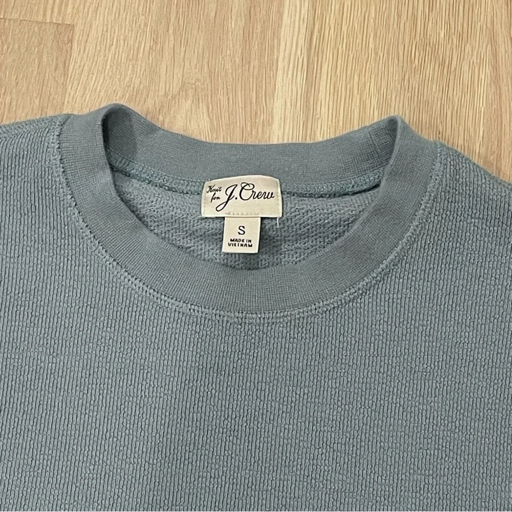 J. Crew Men's Crewneck Sweater in Soft Blue Small